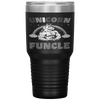 Unicorn Funcle Gift Rainbow Father's Day Tumbler Tumblers dad, family- Nichefamily.com