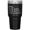 Grandpa Grandfather PA The Legend Gift Tumbler Tumblers dad, family- Nichefamily.com