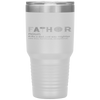 Fa-Thor Like Dad Just Way Mightier Funny Father's Day Tumbler Tumblers dad, family- Nichefamily.com