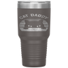 Cat Daddy Men Vintage Retro Black Cats Dad Fathers Day Gift Tumbler Tumblers dad, family- Nichefamily.com