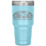 Vintage Best English Bulldog DAD Ever Fathers Day Gift Tumbler Tumblers dad, family- Nichefamily.com