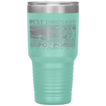 Vintage Best Pop Popsaurus Rex Ever Dad Fathers Day Gifts Tumbler Tumblers dad, family- Nichefamily.com