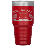 Cat Daddy Men Vintage Retro Black Cats Dad Fathers Day Gift Tumbler Tumblers dad, family- Nichefamily.com