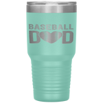 Baseball Dad Papa Father's Day Gift For Him School Tumbler Tumblers dad, family- Nichefamily.com