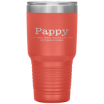 Pappy Definition Grandpa For Coolest Old Man Tumbler Tumblers dad, family- Nichefamily.com