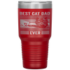 Vintage Best Cat Dad Ever Bump Fist Father's Day Gifts Tumbler Tumblers dad, family- Nichefamily.com