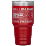 Vintage Best Cat Dad Ever Bump Fist Father's Day Gifts Tumbler Tumblers dad, family- Nichefamily.com