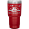 Unicorn Funcle Gift Rainbow Father's Day Tumbler Tumblers dad, family- Nichefamily.com