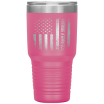 God Family Steelers Pro Us Flag Father's Day Dad Gift Tumbler Tumblers dad, family- Nichefamily.com