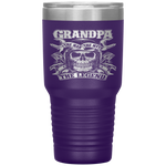 Biker Grandpa The Man The Myth The Legend Motorcycle Tumbler Tumblers dad, family- Nichefamily.com