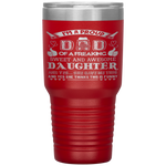 Gift For Dad From Daughter- Funny Father's Day Gift Tumbler Tumblers dad, family- Nichefamily.com