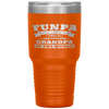 Funpa Fathers Day Men Gift Fun Grandpa Birthday Tumbler Tumblers dad, family- Nichefamily.com