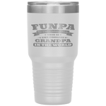 Funpa Fathers Day Men Gift Fun Grandpa Birthday Tumbler Tumblers dad, family- Nichefamily.com