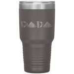 Watermelon Dada Summer Tropical Fruit Father's Day Tumbler Tumblers dad, family- Nichefamily.com
