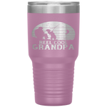 Reel Cool Grandpa Fishing Father's Day Grandpa Gift Tumbler Tumblers dad, family- Nichefamily.com