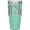 GirlDad Girl Dad Proud Father of Daughters Cute Fathers Day Tumbler Tumblers dad, family- Nichefamily.com