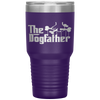 The Dogfather Dog Dad Fathers Day Gift Dog Lover Tumbler Tumblers dad, family- Nichefamily.com