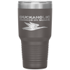 Duckaholic Hooked On Quack Father's Day Gifts Hunter Tumbler Tumblers dad, family- Nichefamily.com