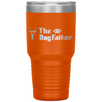 The Dogfather Siberian Husky Dog Dad Father's Day Gifts Tumbler Tumblers dad, family- Nichefamily.com