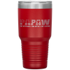 Papaw The Veteran The Myth The Legend Fathers Day Gift Tumbler Tumblers dad, family- Nichefamily.com