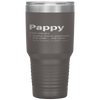 Pappy Gifts Grandpa Fathers Day Definition Birthday Tumbler Tumblers dad, family- Nichefamily.com