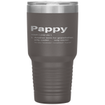 Pappy Gifts Grandpa Fathers Day Definition Birthday Tumbler Tumblers dad, family- Nichefamily.com