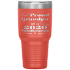 Valedictorian Class of 2020 Proud Grandpa Family Graduation Tumbler Tumblers dad, family- Nichefamily.com