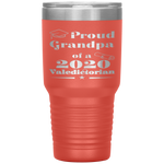 Valedictorian Class of 2020 Proud Grandpa Family Graduation Tumbler Tumblers dad, family- Nichefamily.com