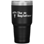 The Dogfather Golden Retriever Dog Dad Father's Day Tumbler Tumblers dad, family- Nichefamily.com