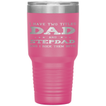 Best Dad and Stepdad Cute Fathers Day Gift from Wife Tumbler Tumblers dad, family- Nichefamily.com