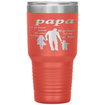 Spanish Fathers Day Gift Regalo Camisa Tumbler Tumblers dad, family- Nichefamily.com
