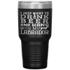 Labrador Dad Funny Father's Day Lab Retriever Dog Beer Tumbler Tumblers dad, family- Nichefamily.com