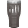 God Family Steelers Pro Us Flag Father's Day Dad Gift Tumbler Tumblers dad, family- Nichefamily.com