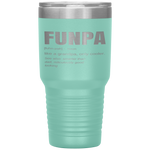 Funny FUNPA Fun Grandpa Novelty Tumbler Tumblers dad, family- Nichefamily.com