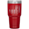 God Family Steelers Pro Us Flag Father's Day Dad Gift Tumbler Tumblers dad, family- Nichefamily.com