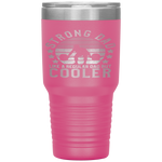 Strong Dad Workout  Weight Lifting Father's Day Gift Tumbler Tumblers dad, family- Nichefamily.com