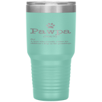 Funny dog grandpa Pawpa defintion Tumbler Tumblers dad, family- Nichefamily.com