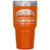 Promoted to Pawpaw Est 2020 Gift Funny New Grandpa Vintage Tumbler Tumblers dad, family- Nichefamily.com