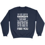 I Have a Crazy Grandpa Youth Crewneck Sweatshirt T-shirt - Nichefamily.com