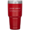 Paw-Paw Grandfather - Cool Definition Funny Grandpa Tumbler Tumblers dad, family- Nichefamily.com