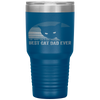 Vintage Best Cat Dad Ever Men Bump Fit Fathers Day Gift Tumbler Tumblers dad, family- Nichefamily.com