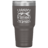 Grandpa Of The Birthday Mermaid Gifts Merman Family Matching Tumbler Tumblers dad, family- Nichefamily.com