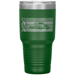 Vintage Retro Trucker Papa Funny Dad Father's Day Gift Tumbler Tumblers dad, family- Nichefamily.com