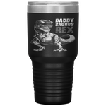 Daddysaurus Fathers Day Gifts T rex Daddy Saurus Men Tumbler Tumblers dad, family- Nichefamily.com