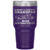 Cool Grandpas Ride MotorCycles - Funny Grand Father Biker Tumbler Tumblers dad, family- Nichefamily.com