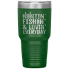 Hunting Fishing Loving Every Day Fathers Day Camo Tumbler Tumblers dad, family- Nichefamily.com