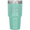 Distressed Dada Funny Retro Father's Day Tumbler Tumblers dad, family- Nichefamily.com