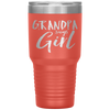 Grandpa Says Girl Gender Reveal Announcement Party Tumbler Tumblers dad, family- Nichefamily.com