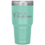 The Dogfather Siberian Husky Dog Dad Father's Day Gifts Tumbler Tumblers dad, family- Nichefamily.com