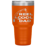 Reel Cool Dad Fishing Daddy Father's Day Gift  Tumbler Tumblers dad, family- Nichefamily.com